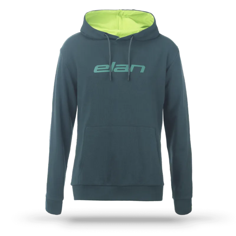 Elan Hoodie Logo Petrol U is a reliable choice for men and women who appreciate comfort and style. This hoodie in Elan colors impresses with attractive graphics on the front displaying the Elan logo.